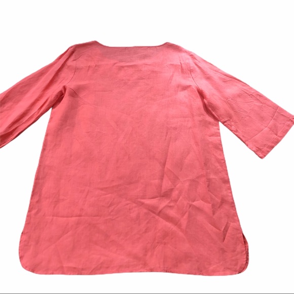 Talbots Linen Tunic Top - Picture 9 of 9